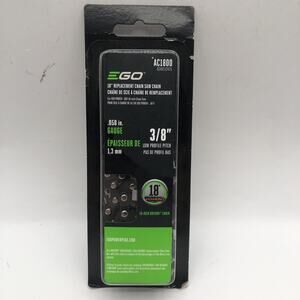 New EGO AC1800 18" Chain Saw Chain 3/8" Low Profile Pitch .050" Gauge 1.3mm